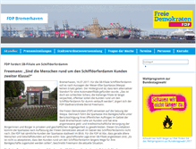 Tablet Screenshot of fdp-kreisverband-bremerhaven.org.liberale.de
