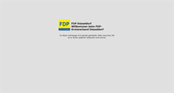 Desktop Screenshot of fdp-duesseldorf.org.liberale.de