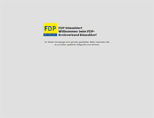 Tablet Screenshot of fdp-duesseldorf.org.liberale.de