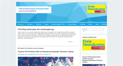 Desktop Screenshot of fdp-kreisverband-schwalm-eder.org.liberale.de