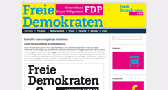 Desktop Screenshot of fdp-kreisverband-siegen-wittgenstein.org.liberale.de