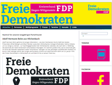 Tablet Screenshot of fdp-kreisverband-siegen-wittgenstein.org.liberale.de