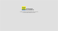 Desktop Screenshot of fdp-kreisverband-wiesbaden.org.liberale.de