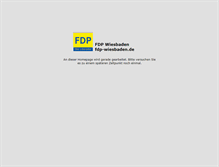 Tablet Screenshot of fdp-kreisverband-wiesbaden.org.liberale.de