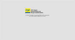 Desktop Screenshot of fdp-buergerschaftsfraktion.org.liberale.de