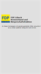 Mobile Screenshot of fdp-buergerschaftsfraktion.org.liberale.de