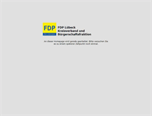 Tablet Screenshot of fdp-buergerschaftsfraktion.org.liberale.de